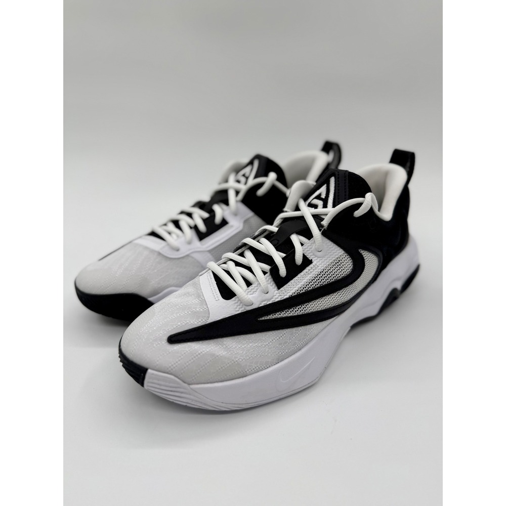 Nike Giannis Immortality 3 White Black Basketball Shoes DZ7533-100 Mens 10